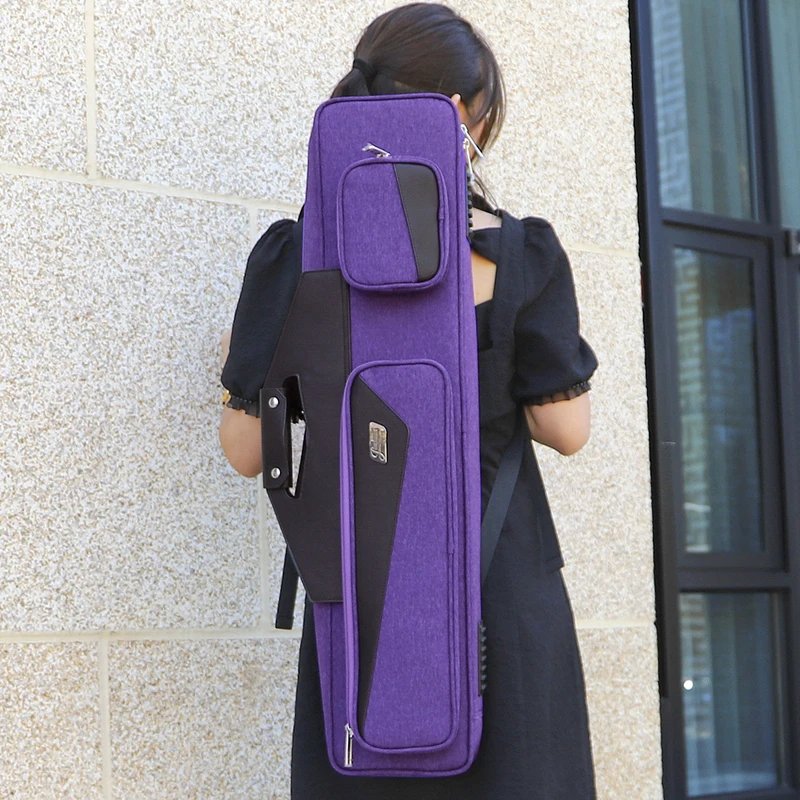 Wholesale 4-Butts 4-Shafts Pool Cue Case for Nine-ball & Pool Carom Billiards Stick Case