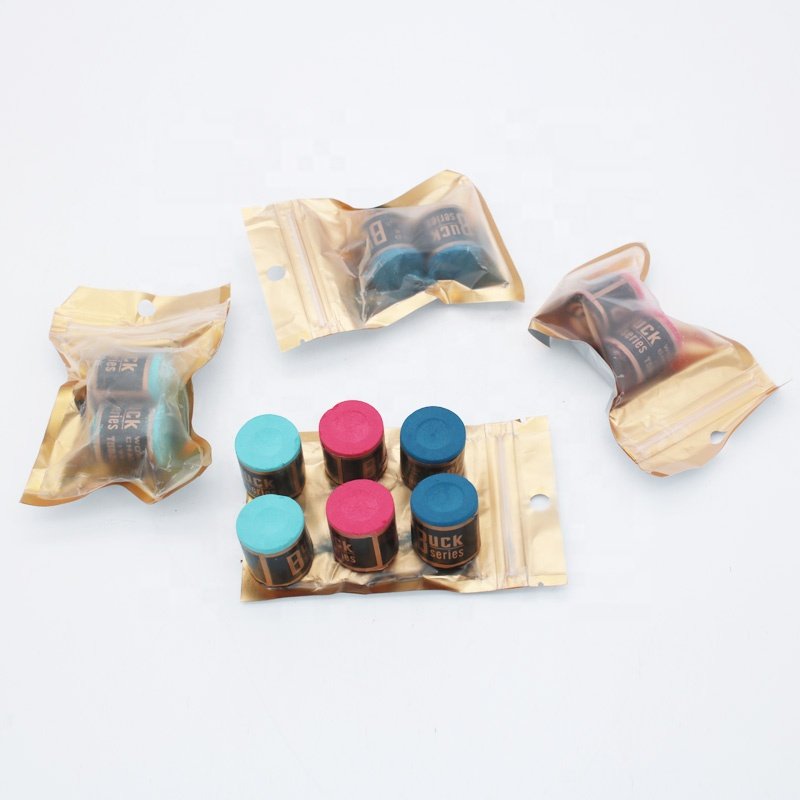 Billiard Cue Buck Chalk Snooker & Pool Table Accessory Chalks 2 pcs per package
