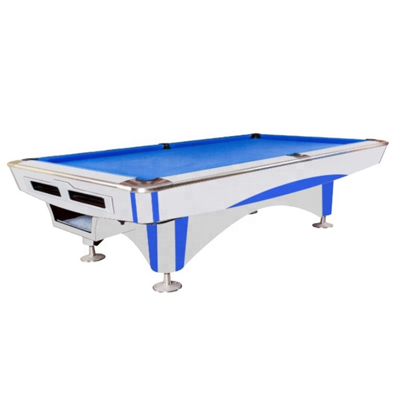 Bojue High Quality 9-Foot American Solid Wood Pool Billiards Table with Bluestone Slate and solid cushion