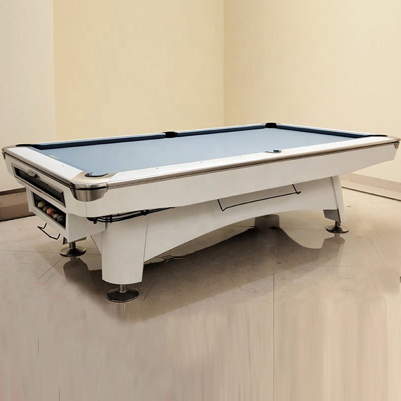Bojue High Quality 9-Foot American Solid Wood Pool Billiards Table with Bluestone Slate and solid cushion