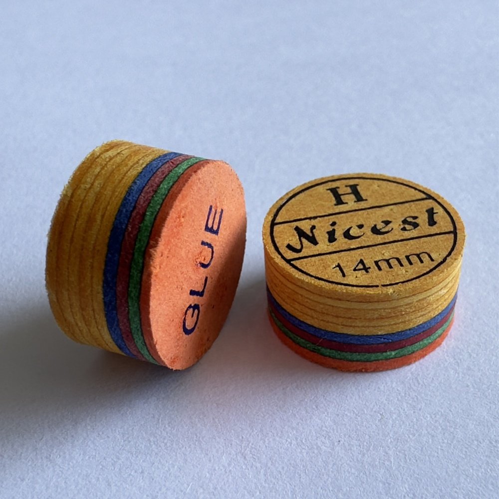 Layered cue tip leather excellent quality extremely low pricing hot selling 10-13mm size billiard pool cue tip