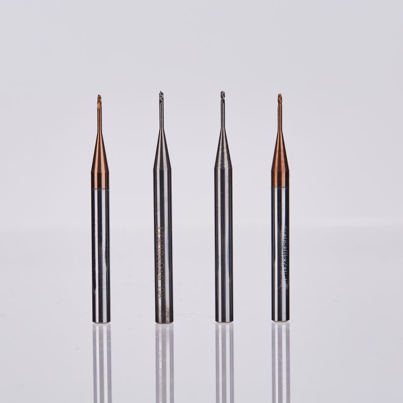 PLUSTOOL CNC Solid Carbide 2 Flutes Micro Diameter end mills 2 flutes endmill carbide mini cutting tools