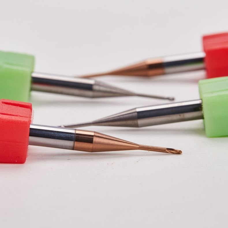 PLUSTOOL CNC Solid Carbide 2 Flutes Micro Diameter end mills 2 flutes endmill carbide mini cutting tools