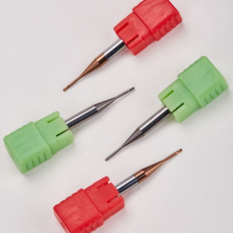 PLUSTOOL CNC Solid Carbide 2 Flutes Micro Diameter end mills 2 flutes endmill carbide mini cutting tools