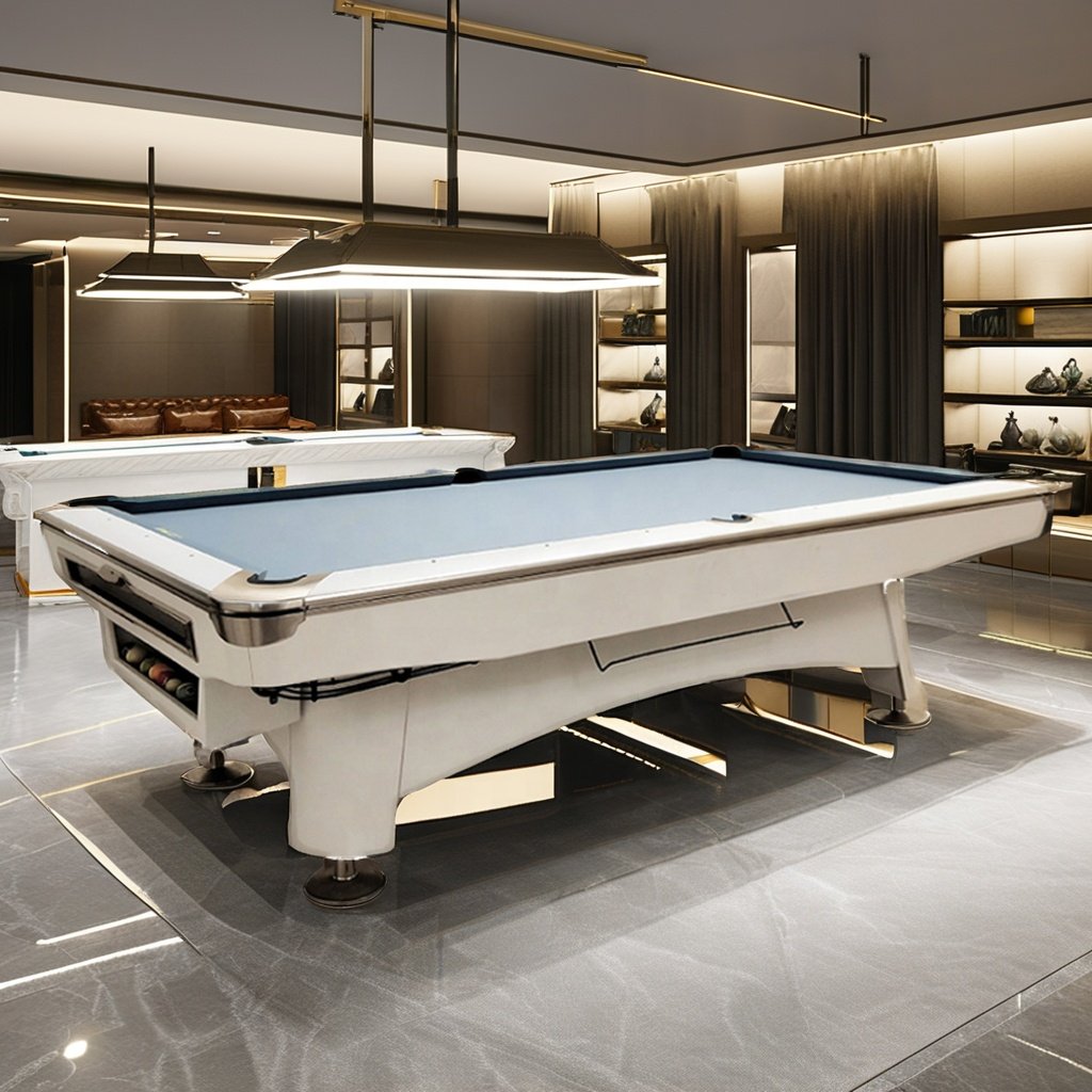 Bojue Professional America 9 Ball Billiard Newest Design 9ft Pool Table With Ball Auto Return System