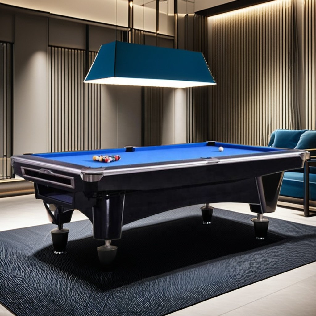 Bojue Professional America 9 Ball Billiard Newest Design 9ft Pool Table With Ball Auto Return System