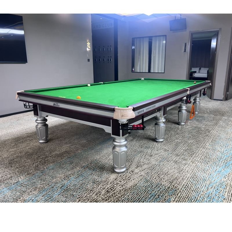 High Grade Quality Handmade Custom 12ft Black British Pool Table Best Price luxury Snooker billiard pool table