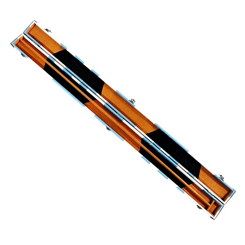 3/4 Piece 122cm Slimline Leather Wooden Cue Case for Snooker & Billiards 2 Compartment 122cm Snooker & Billiard Cue Case