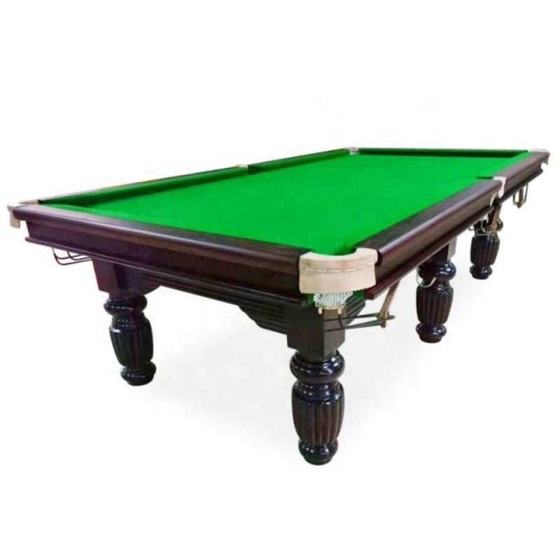 Factory direct supply billiards table Chinese style black 8 design billiard pool table for daily entertainment