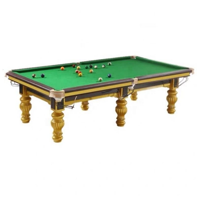 Factory direct supply billiards table Chinese style black 8 design billiard pool table for daily entertainment