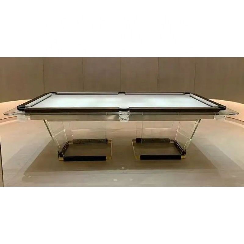 Bojue factory direct sale luxury design high-end glass snooker &billiard table 7ft 8ft 9ft for home entertainment