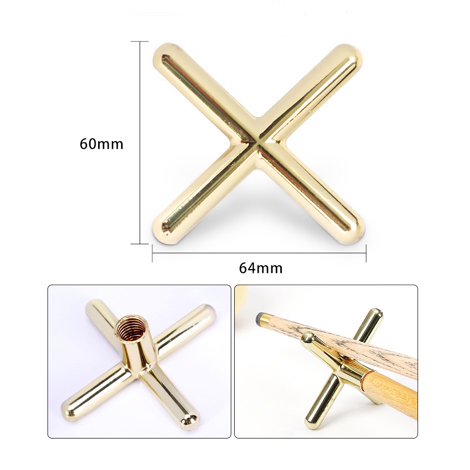 Premium Metal Pool Snooker Billiard Bridge Cue Stick Rest Cross Head For Sale