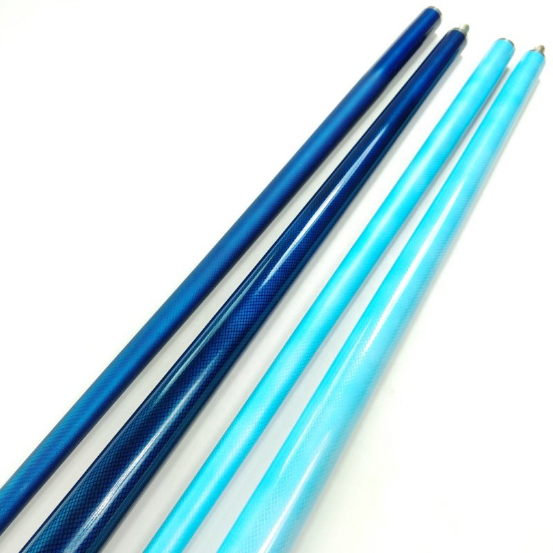 xmlivet latest carbon fiber snooker cue sticks in 9.5mm 2colors blue optional Pool cues 1/2 split Billiards cue accessories