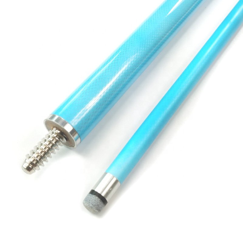 xmlivet latest carbon fiber snooker cue sticks in 9.5mm 2colors blue optional Pool cues 1/2 split Billiards cue accessories