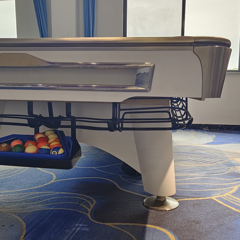 Bojue Popular design Generation Six Snooker & Billiard American Luxury Pool table with Solid oak wood & top K55 rubber