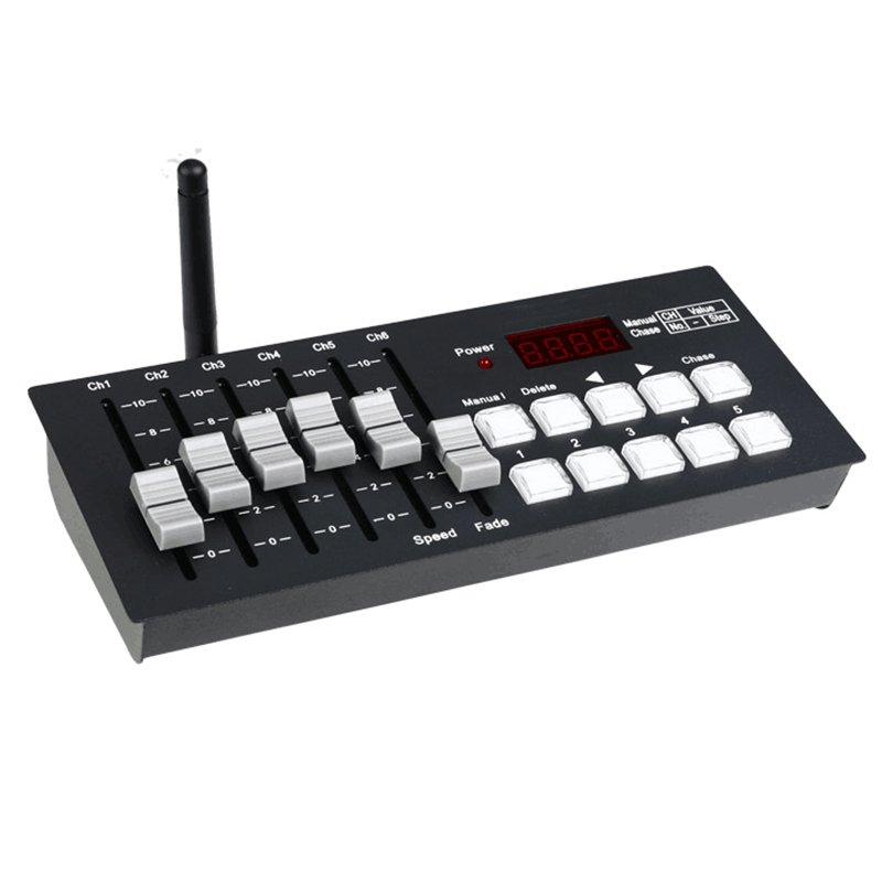 2024 Mini Wireless control mall Dmx Led Light Control Professional MINI Channel Led Stage Light Dimmer DMX512 Mini Controller