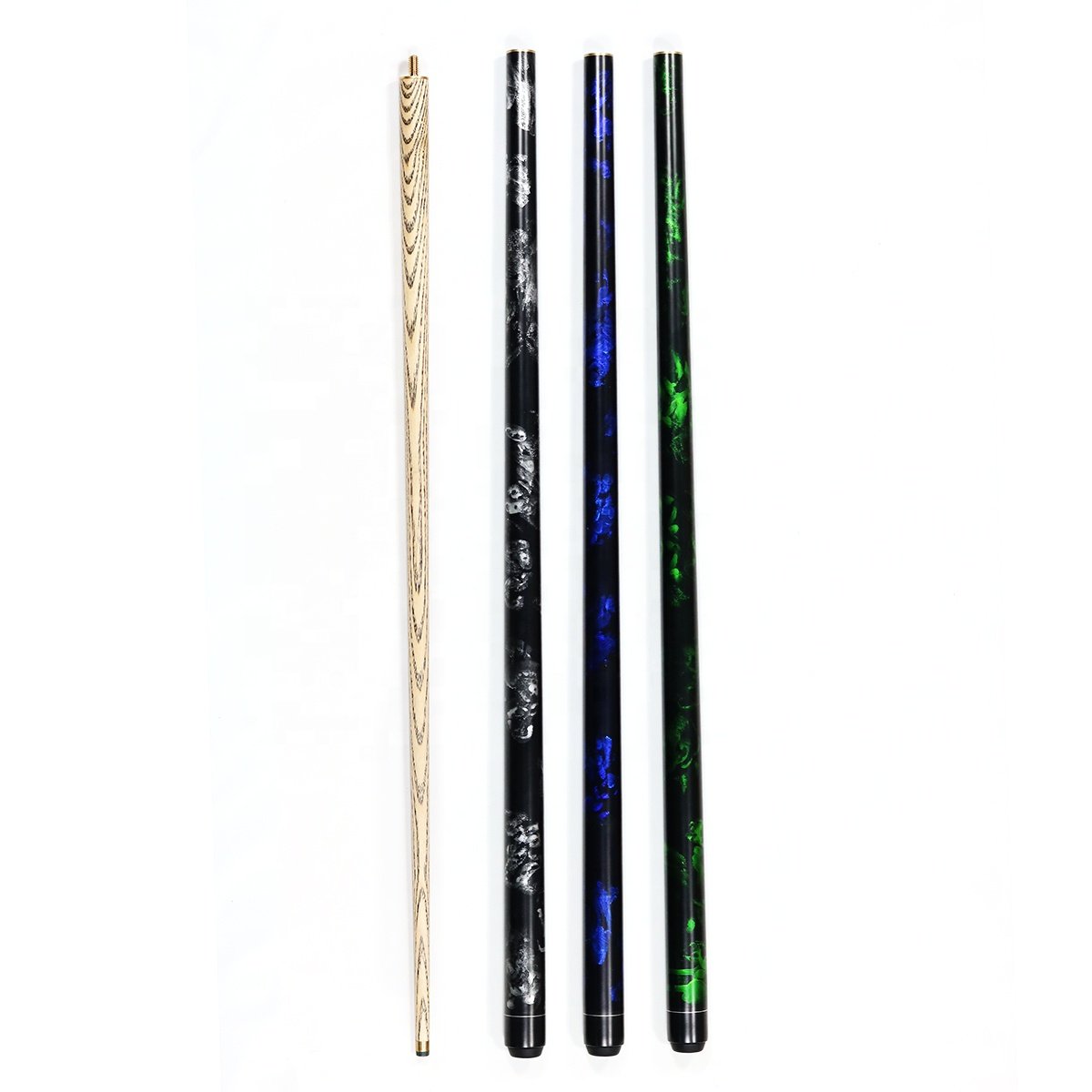 Promotion Wholesale Price Billiard 1/2 PC Ash Wood Snooker Cue 57' Length Tip 10MM On Sale