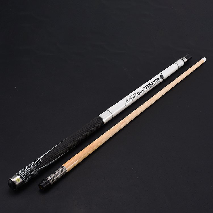 Woods Snooker Custom Wholesale 8 Ball Pool Carom Billiard Master Cues Stick Green Billiard Pool