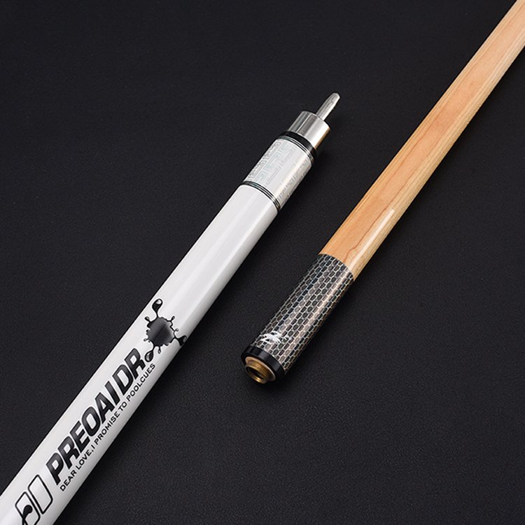 Woods Snooker Custom Wholesale 8 Ball Pool Carom Billiard Master Cues Stick Green Billiard Pool