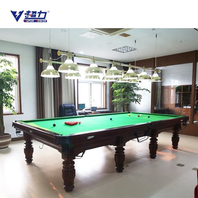 China factory sells international standard 12 ft snooker billiards table directly