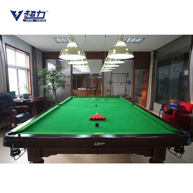 China factory sells international standard 12 ft snooker billiards table directly