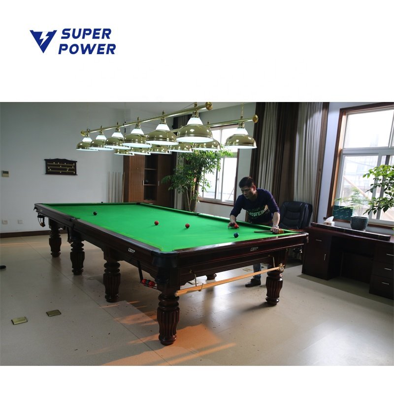 China factory sells international standard 12 ft snooker billiards table directly