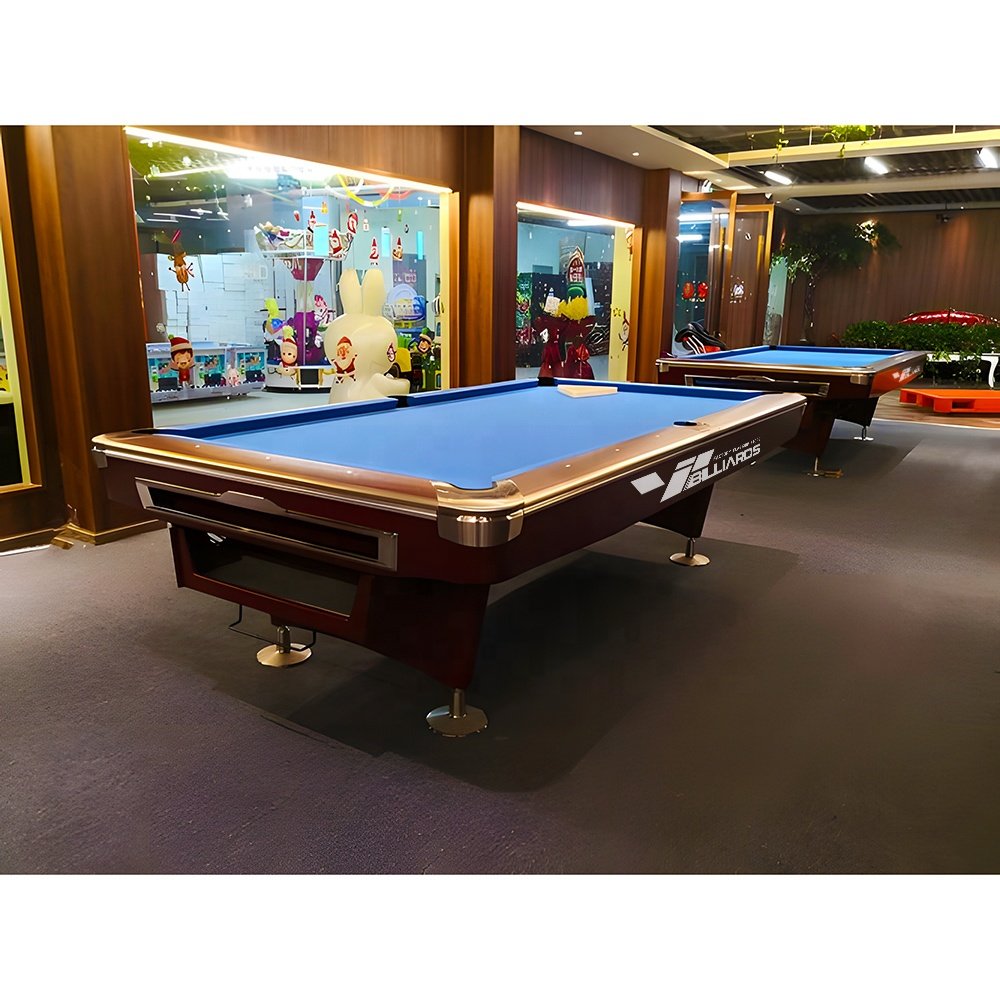 2024 Hot selling 9ft American pool table 8ft slate billiard table for club use