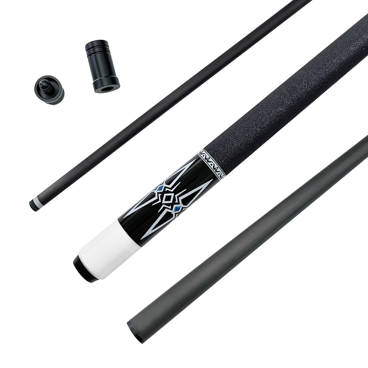Low Deflection Pro Taper Carbon Pool Cues Uniloc Joint Carbon Fiber Pool Cue Shaft