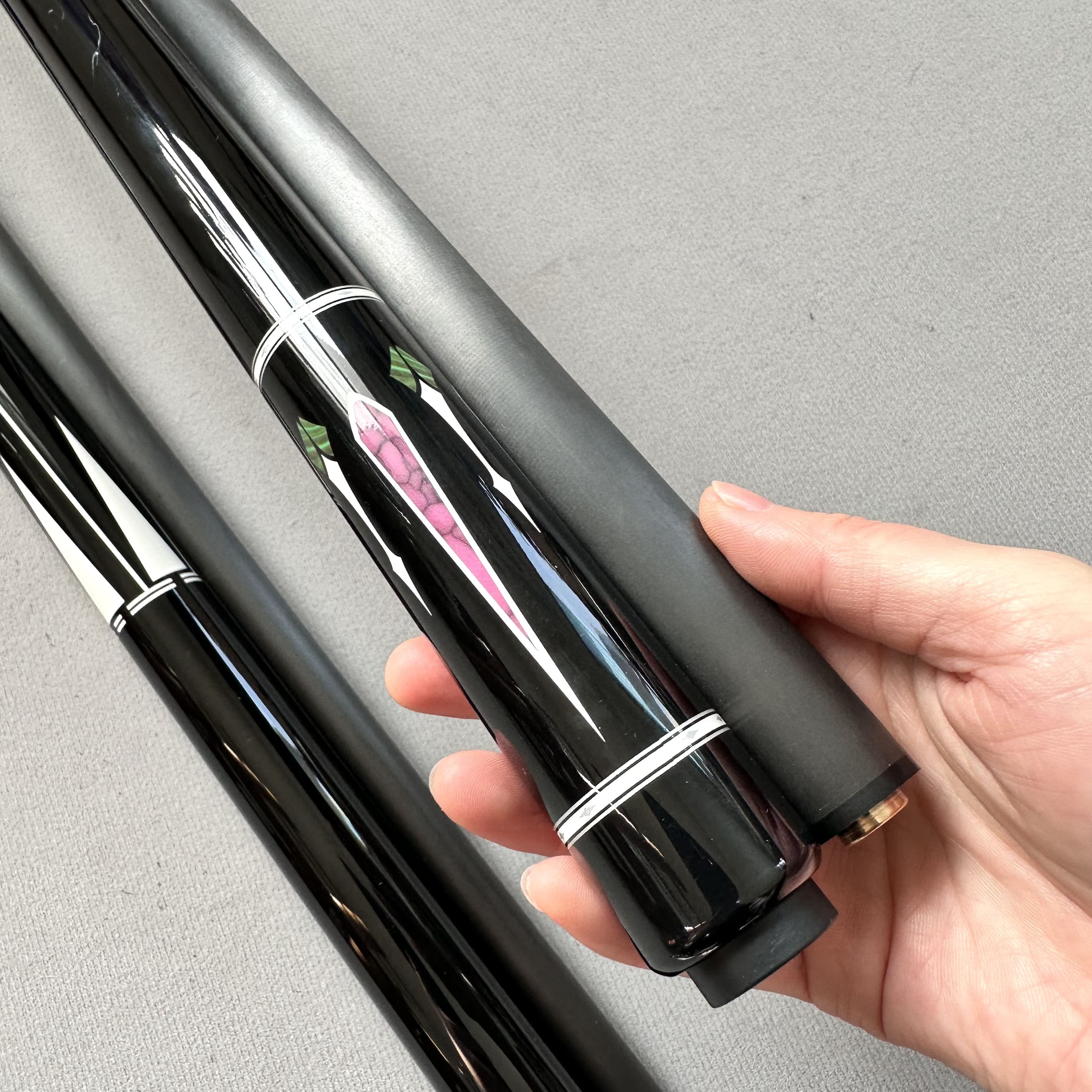 New Carbon Fiber 1/2 Jointed 12.4mm Play Cue 12.9mm Break Cue Professional Customize Snooker Billiard Pool Cue