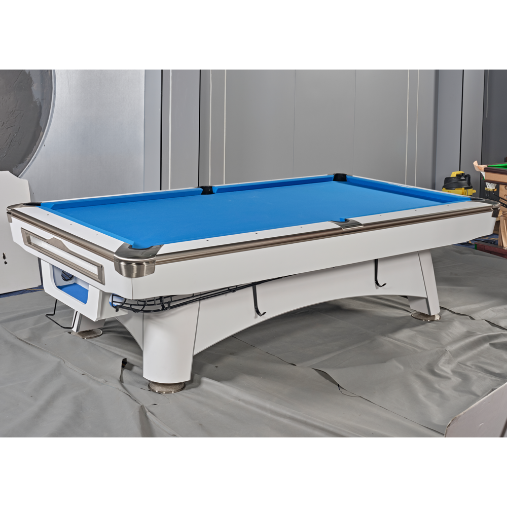 SPKI New design high grade customized size American Snooker & Billiard nine ball pool table with slate cushion solid wood