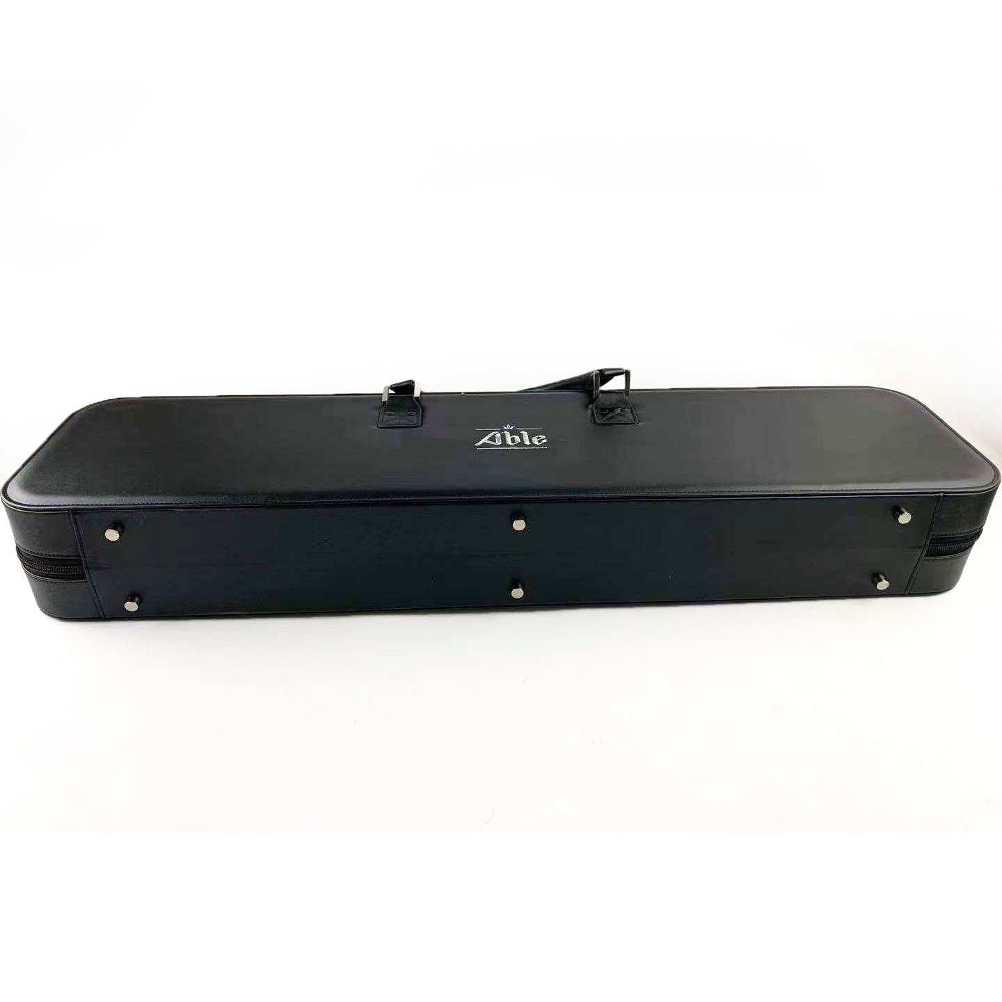 Customize Logo Leather 3/4 Billiard Cue Hard Case, Snooker Cue Pool Storage Box