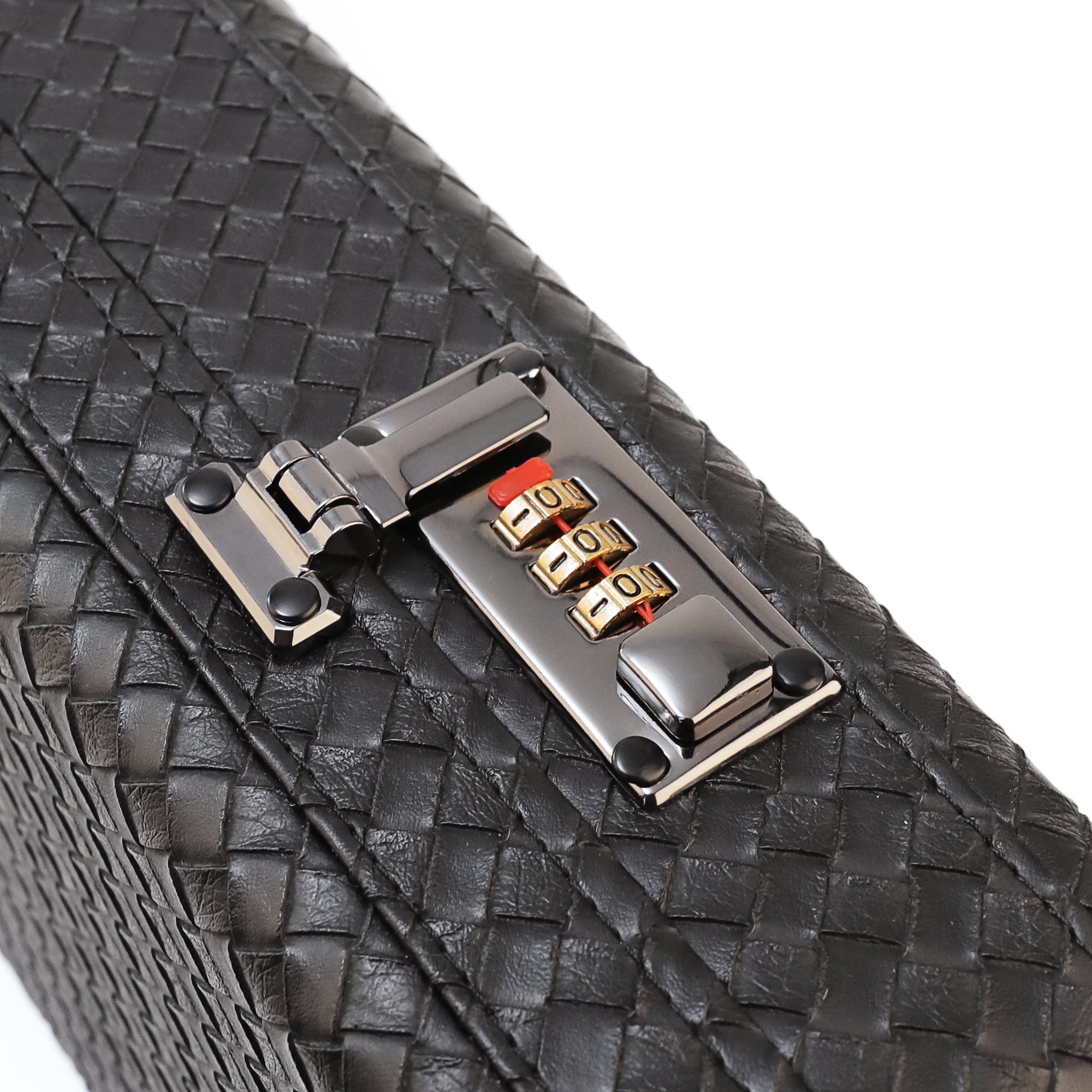 Customize Logo Leather 3/4 Billiard Cue Hard Case, Snooker Cue Pool Storage Box