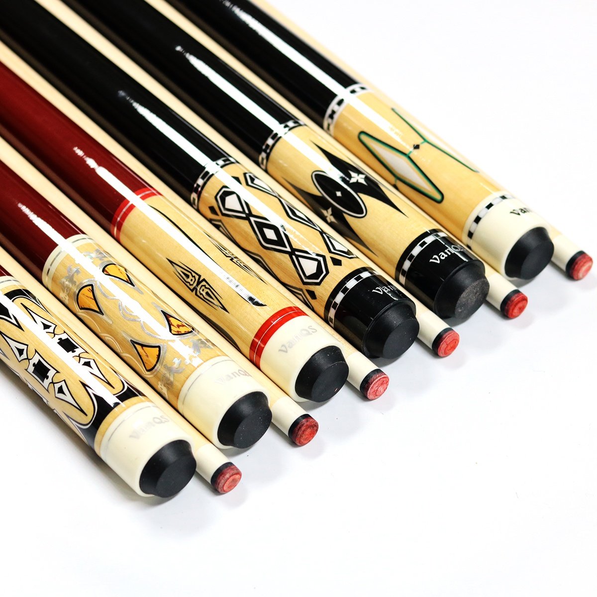 2024 New Coming Canadian Maple Billiard Pool Cue 13mm Tip Size with Unilock Joint For Sale
