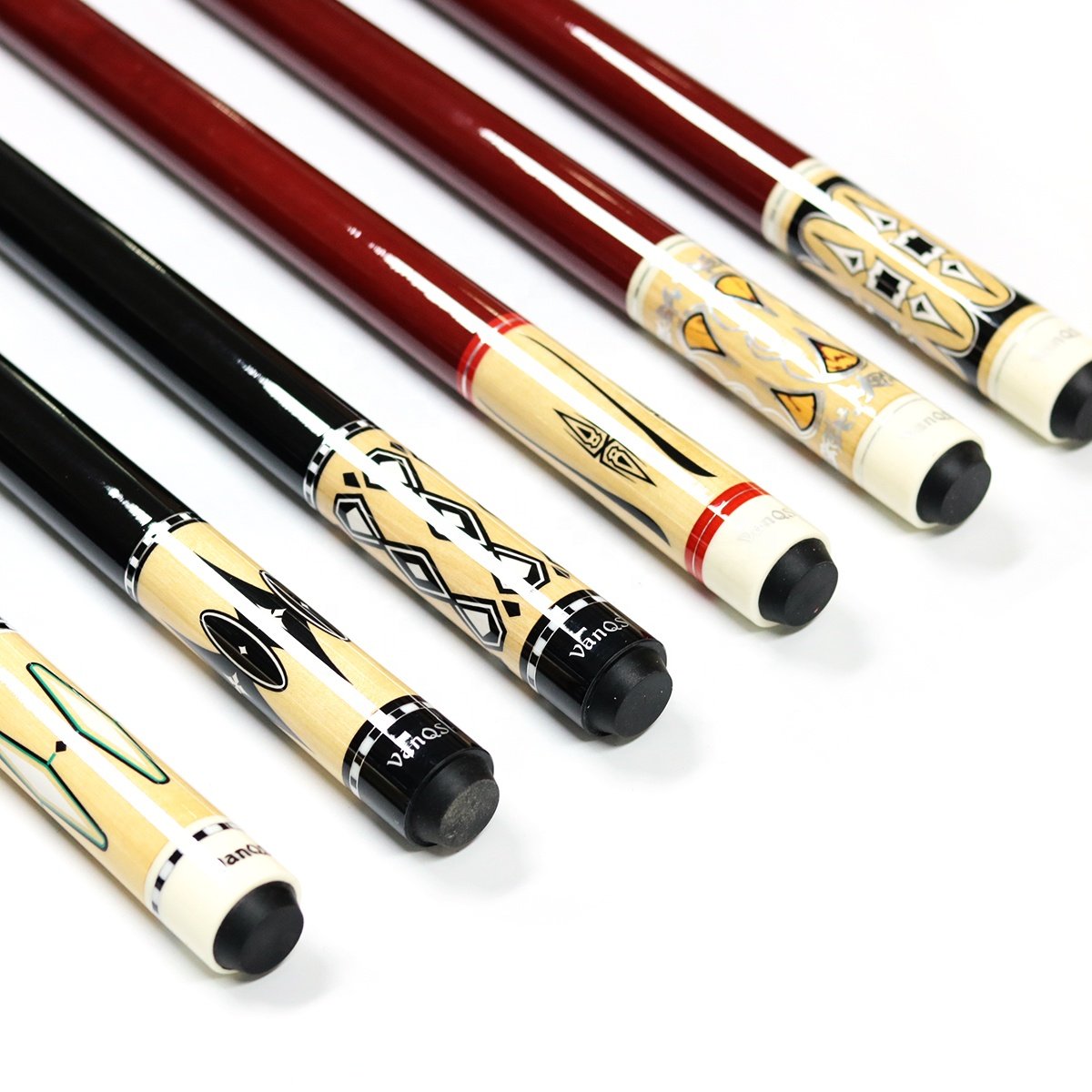 2024 New Coming Canadian Maple Billiard Pool Cue 13mm Tip Size with Unilock Joint For Sale