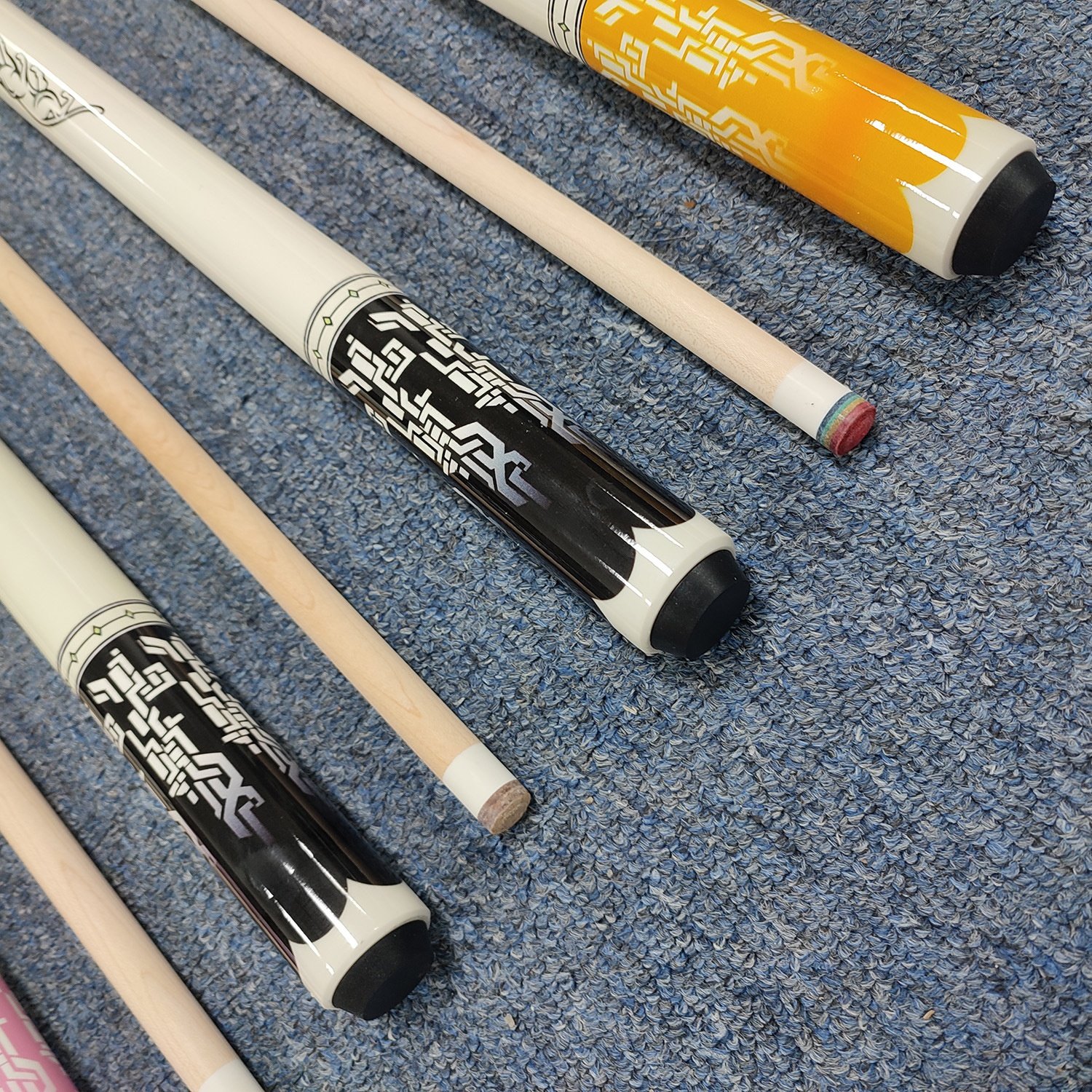 TQG-135Promotional American Chinoiserie Nine Ball Pool Sports Pole 13mm Quick Tooth Interface Big Head Rod Multiple Maple