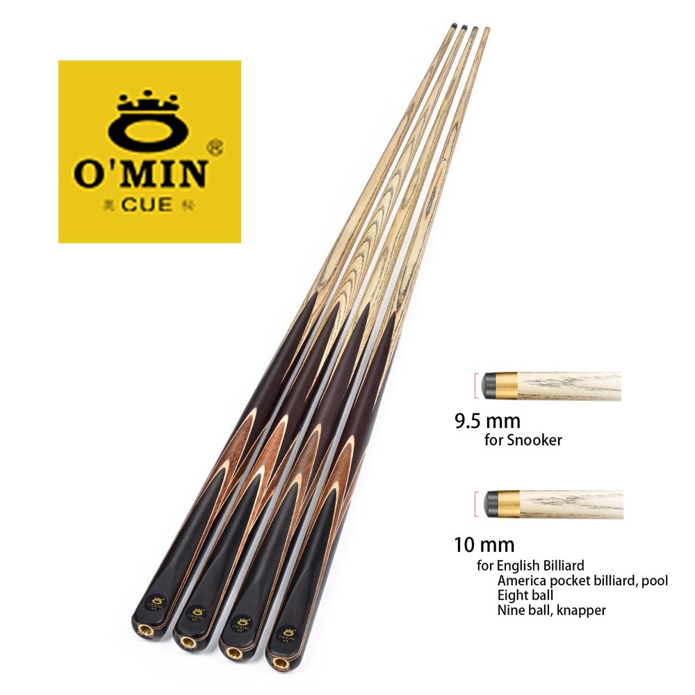 Cue King Handmade Professional Ash Wood Pool Game Snooker Cue Ebony Omin Pool Snooker and Billiard Cues