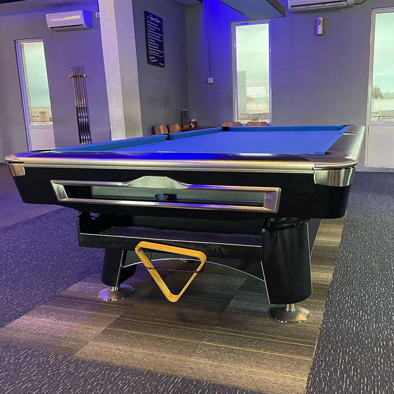 Professional 9FT Solid Wood Billiard Pool Table with Full Accessories