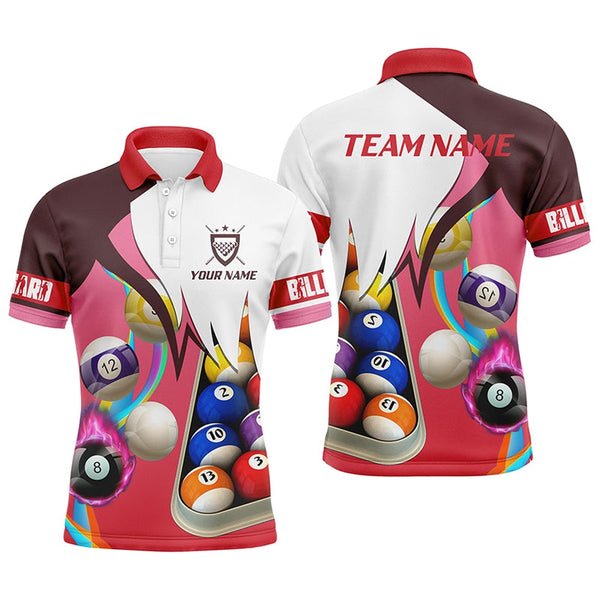 3d Print Shirt Billiard Team Shirts For Men women Pool Table Tournament Snooker Polo Shirts 100% polyester