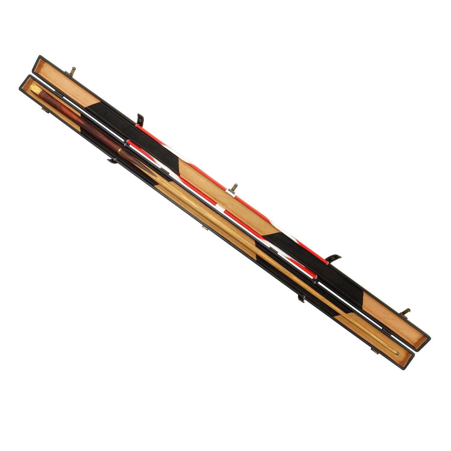 Billiard snooker cue case for 1/2 cue or 3/4 cue