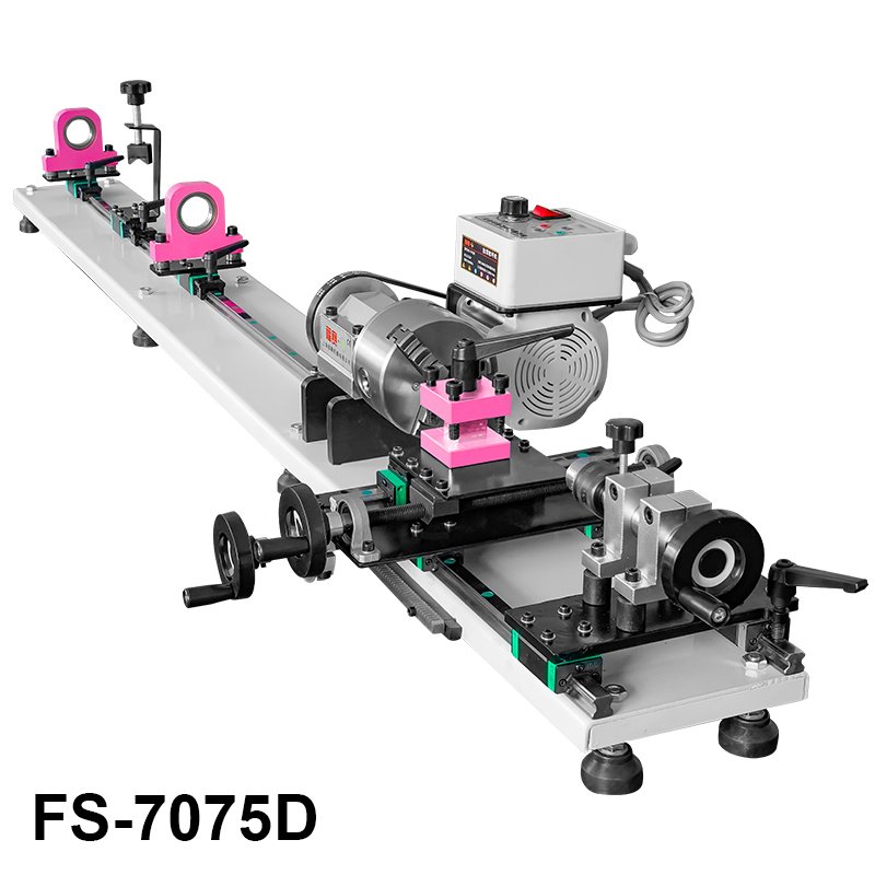 FuSai 500W FS-7075D New Brushless Motor Electric Manual Metal Lathe Machine With Casting Bed for Pool Cue Repairing