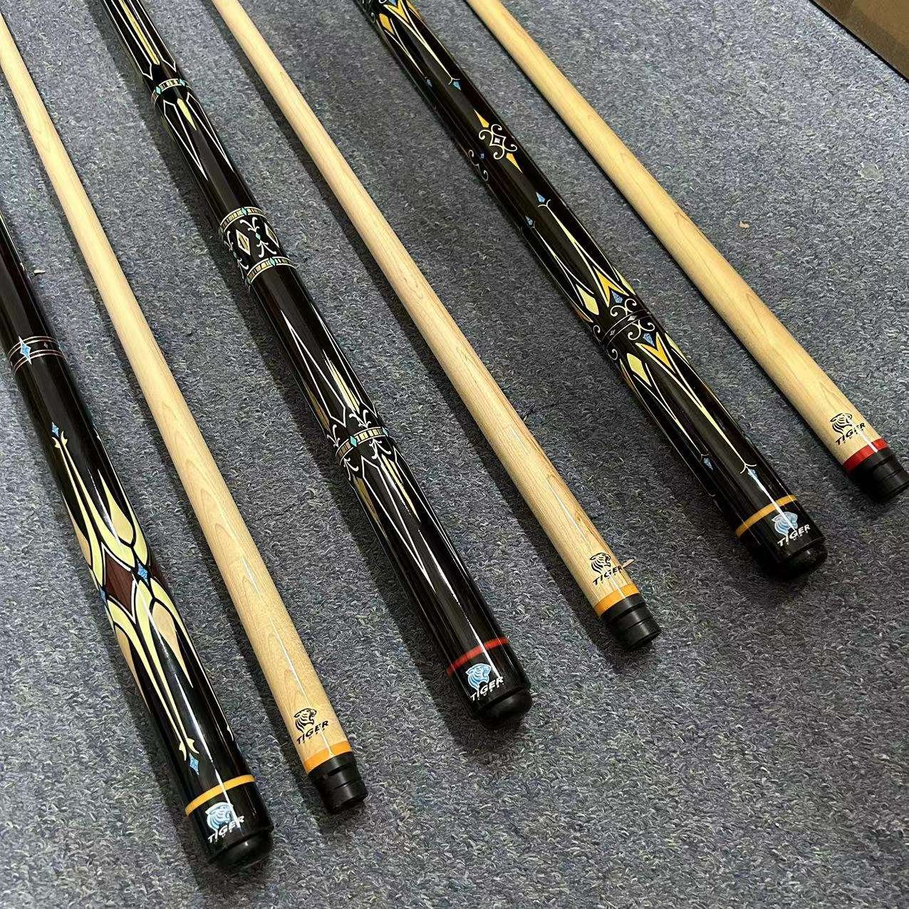 xikuno New design premium maple wood billiard game pool cue 58 inches with 13mm tip