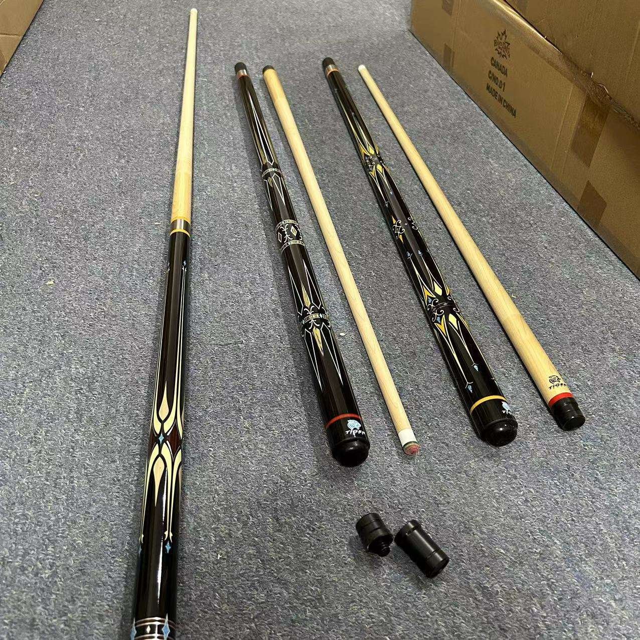 xikuno New design premium maple wood billiard game pool cue 58 inches with 13mm tip