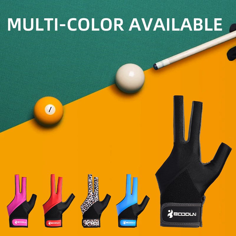 HBG 0932 breathable anti slip three finger pool cue glove fast delivery high-quality billiard snooker gloves