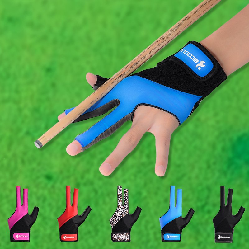 HBG 0932 breathable anti slip three finger pool cue glove fast delivery high-quality billiard snooker gloves
