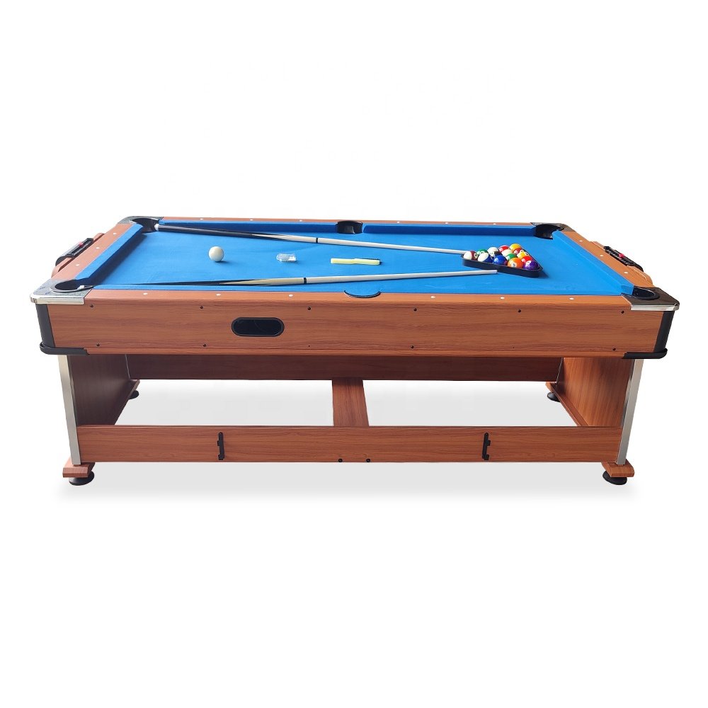 SZX 7ft cheap 3 in 1 multi game billiard table with pool ,air hockey,tennis table for kids and adult