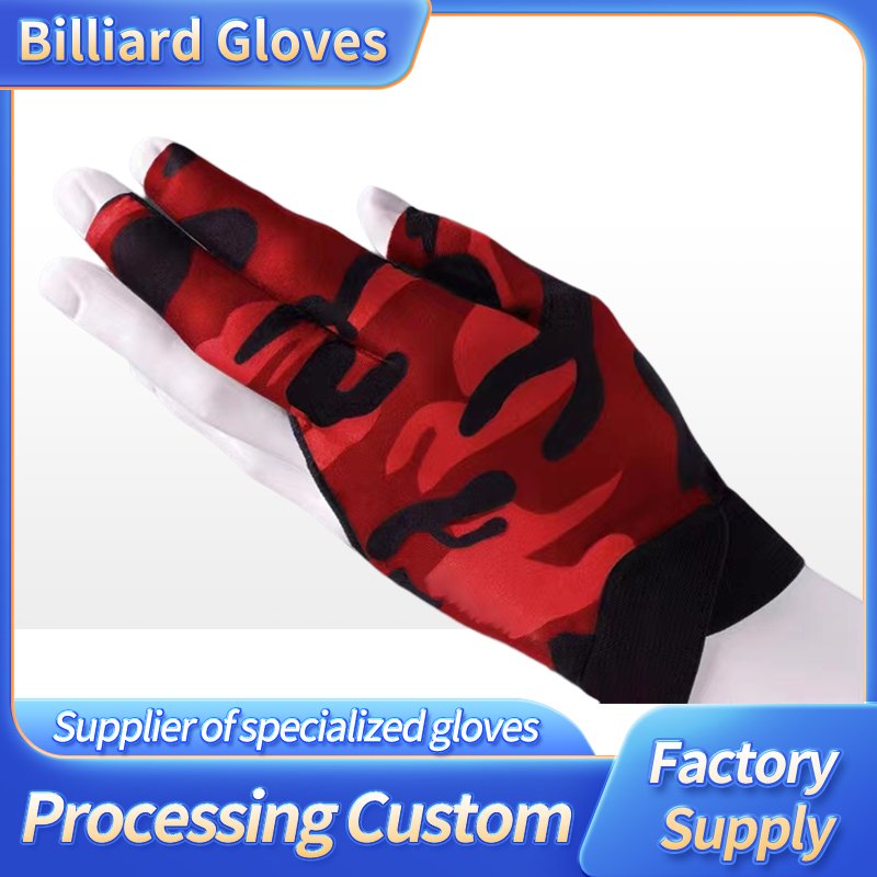 Wholesale Cheap Price Billiard Gloves Non-Slip Breathable Billiard Accessories Snooker Gloves Sporting Goods pool gloves