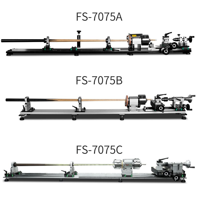 Fusai FS-7075C Variable speed mini pool cue snooker billiard repairing machine with shift rail