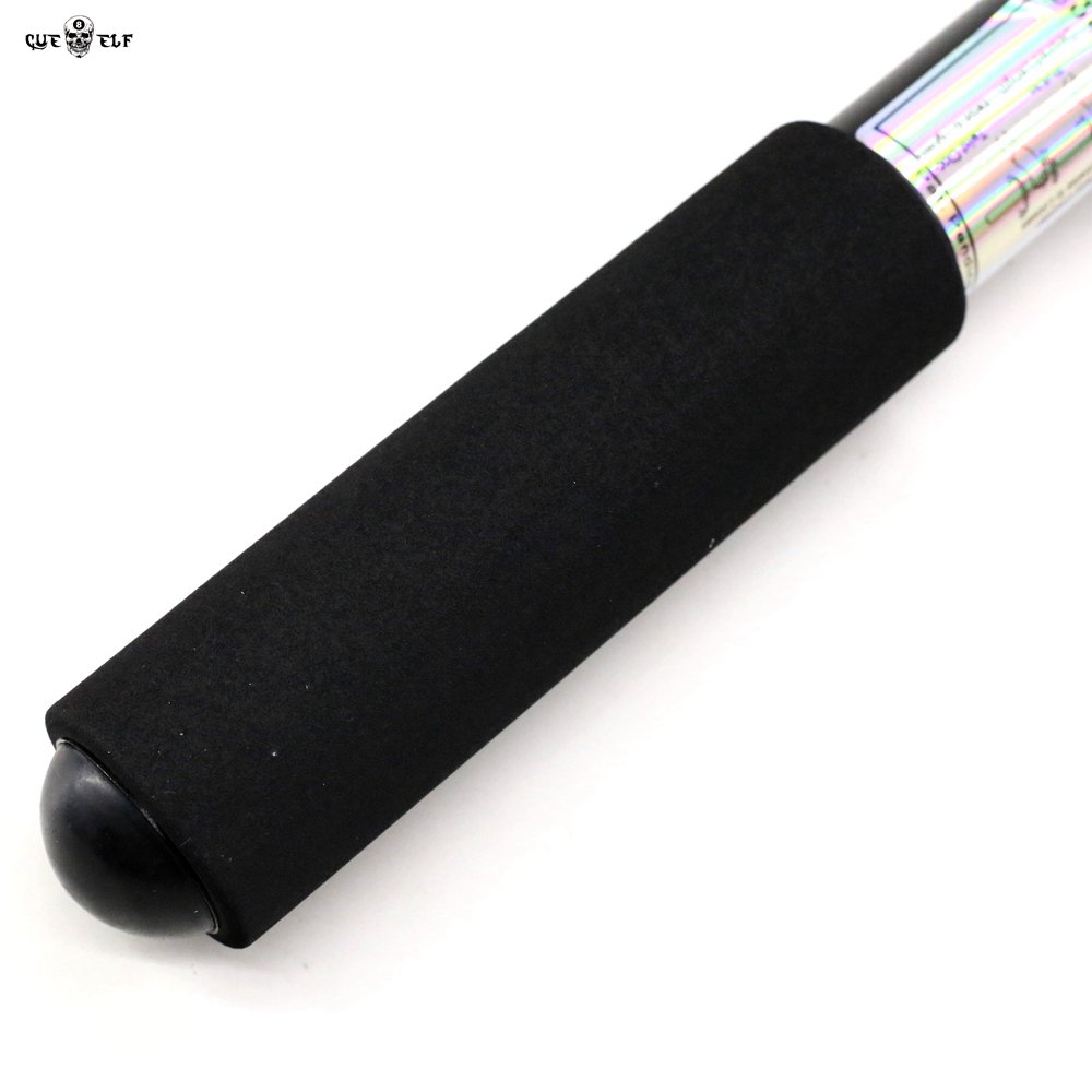Cueelf high quality aluminum black snooker pool cue stick extension