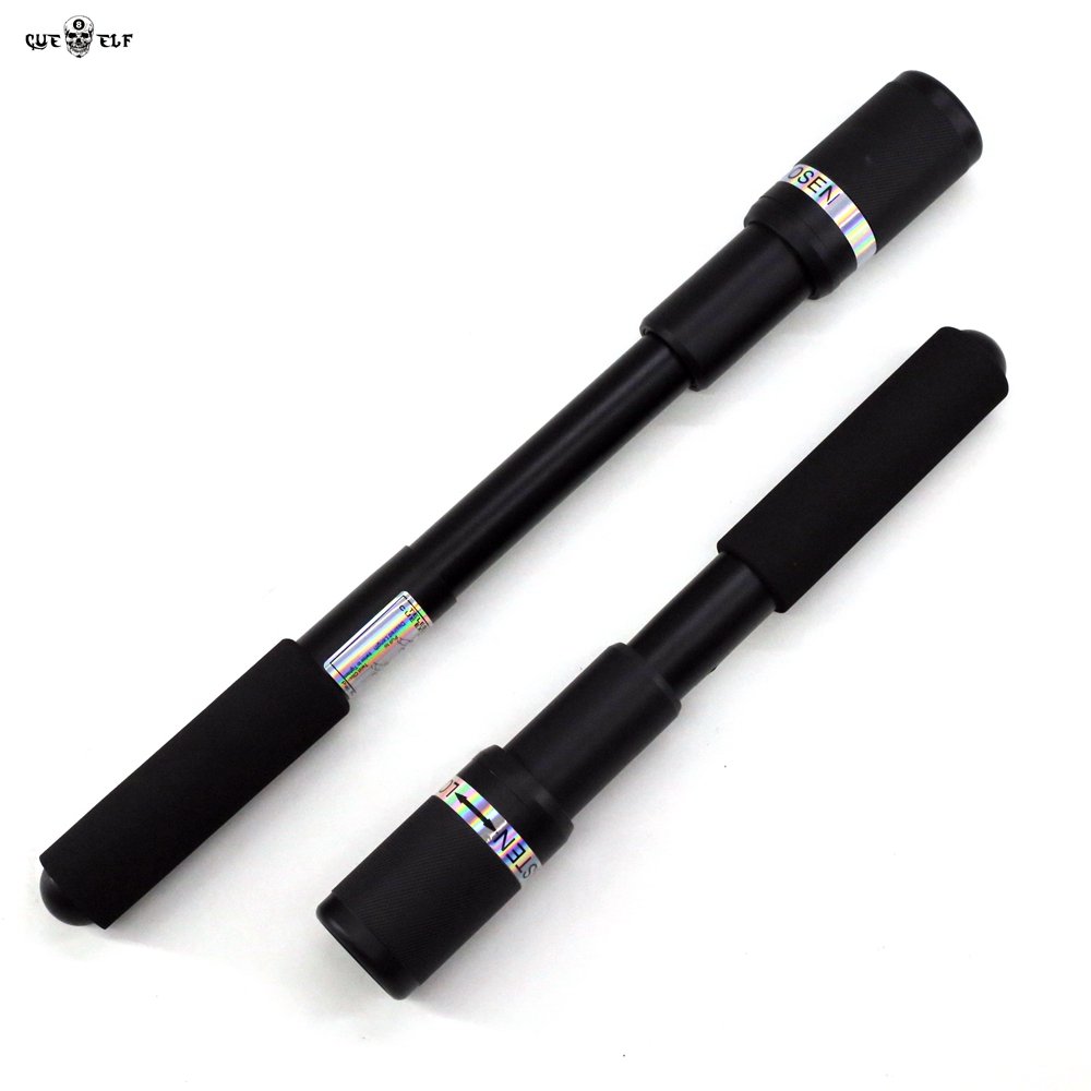 Cueelf high quality aluminum black snooker pool cue stick extension