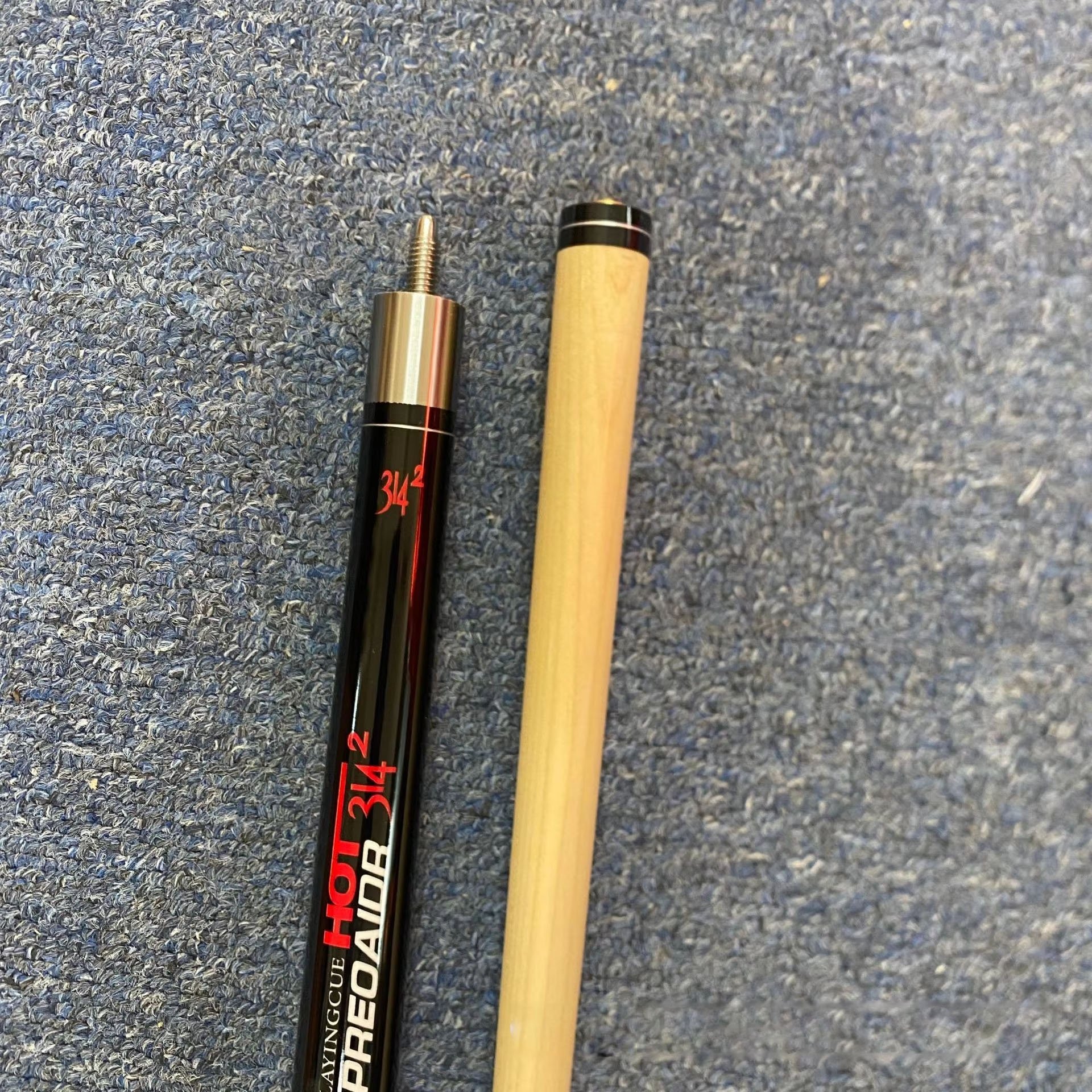 TQG-140 American Leopard Nine Club Large Head Pool Cue 16 Color 13mm Cocobolo Handmade Maple Butt Domestic Snooker Product